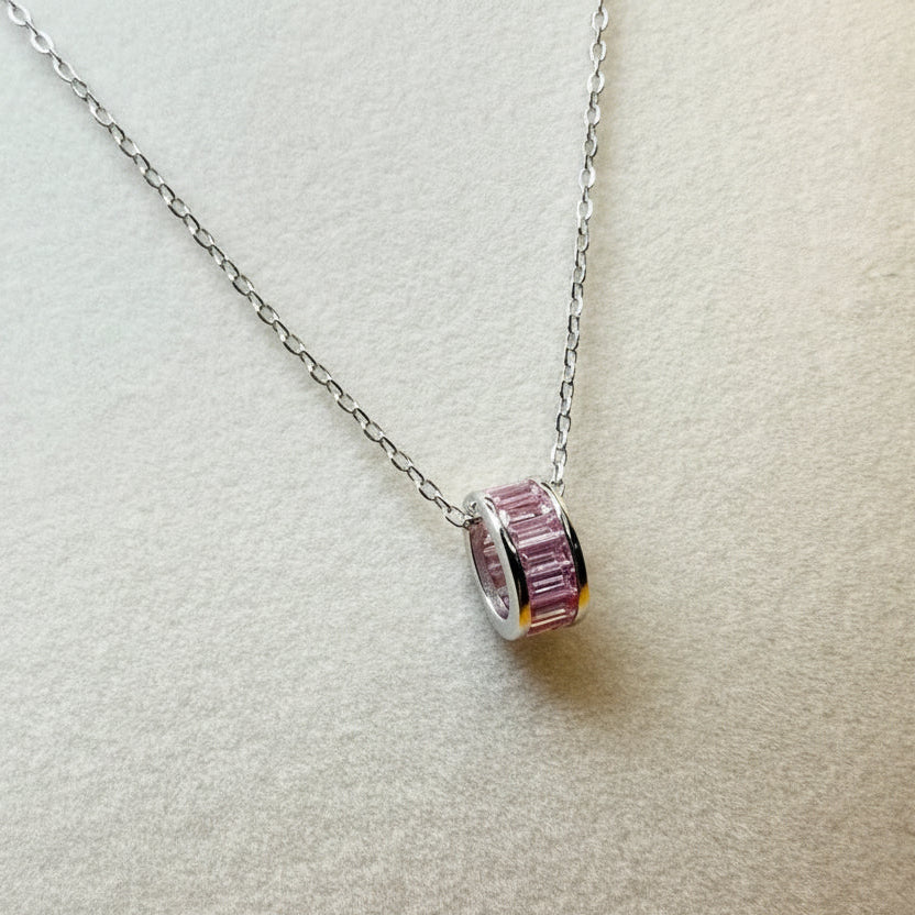 PINK HALO NECKLACE